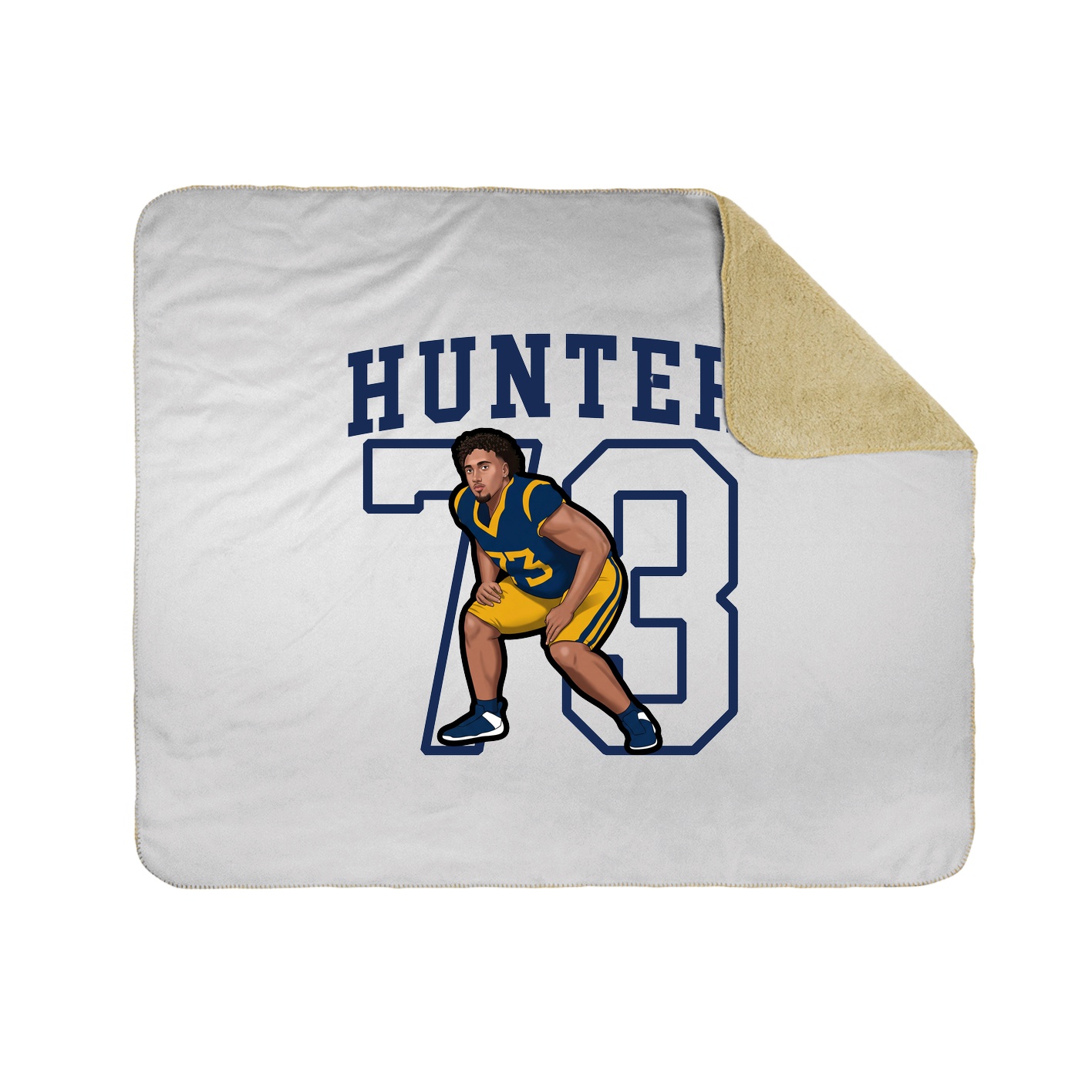 Throw Blanket — Shirsey in White