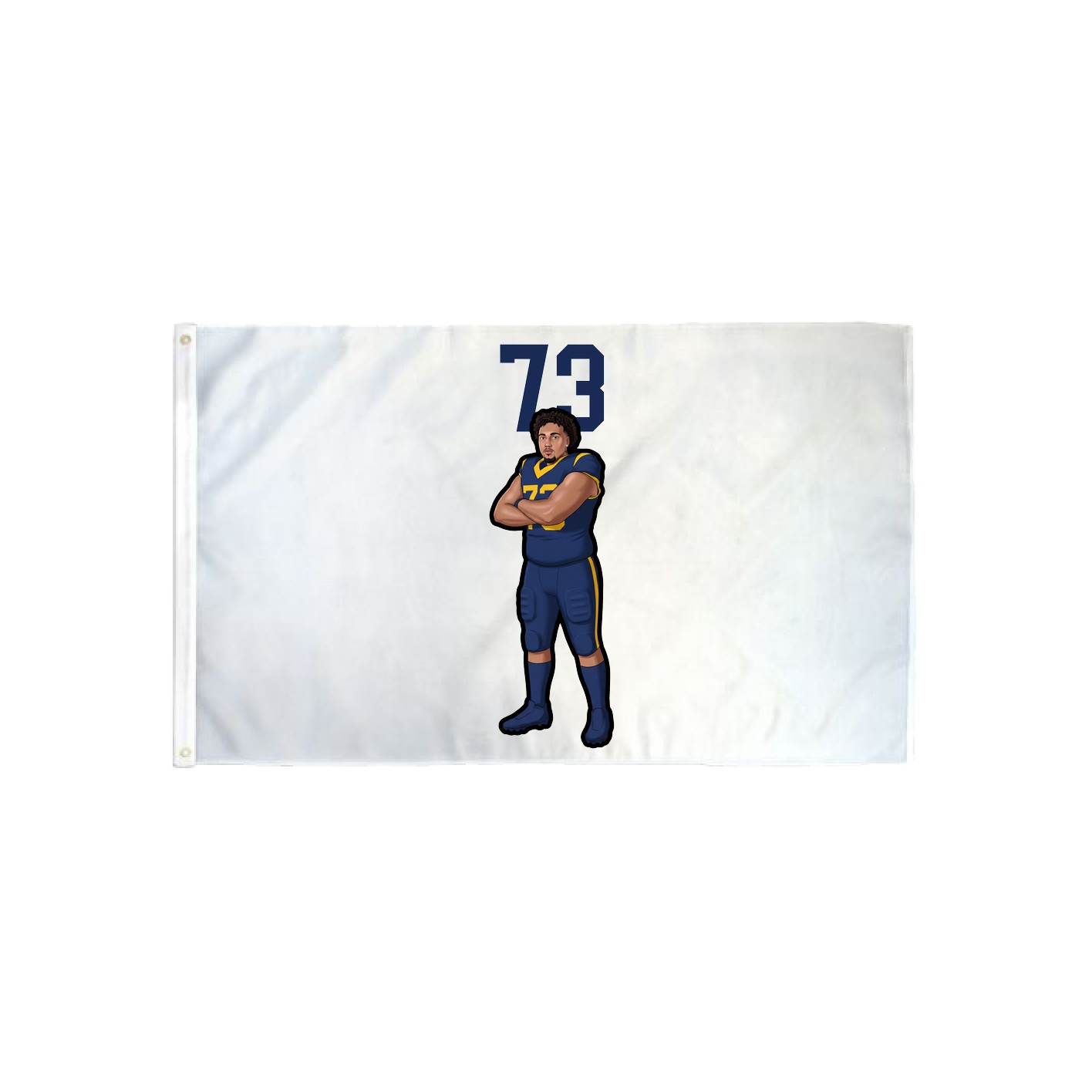 3x5 Flag — Number Top in Classic
