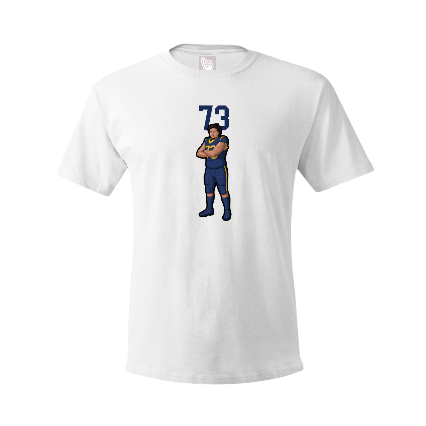 Tee — Number Top in White