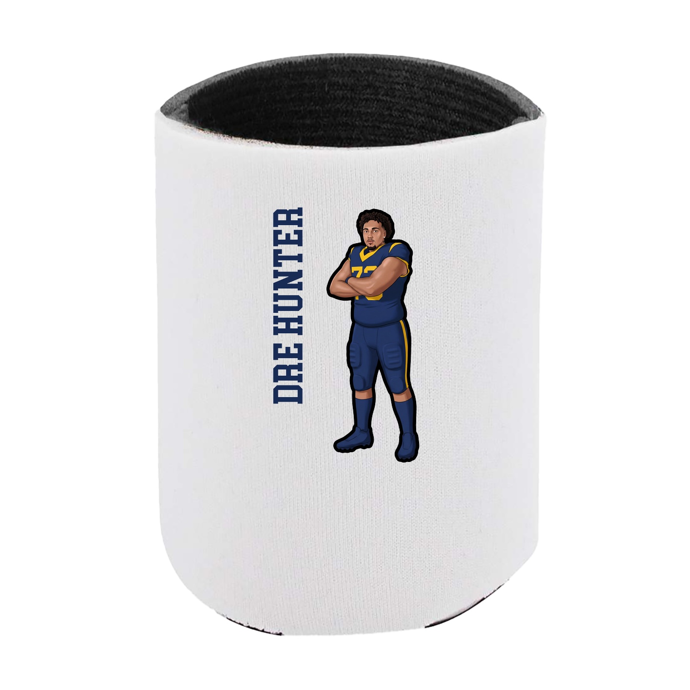 Can Holder — Name Vertical in White