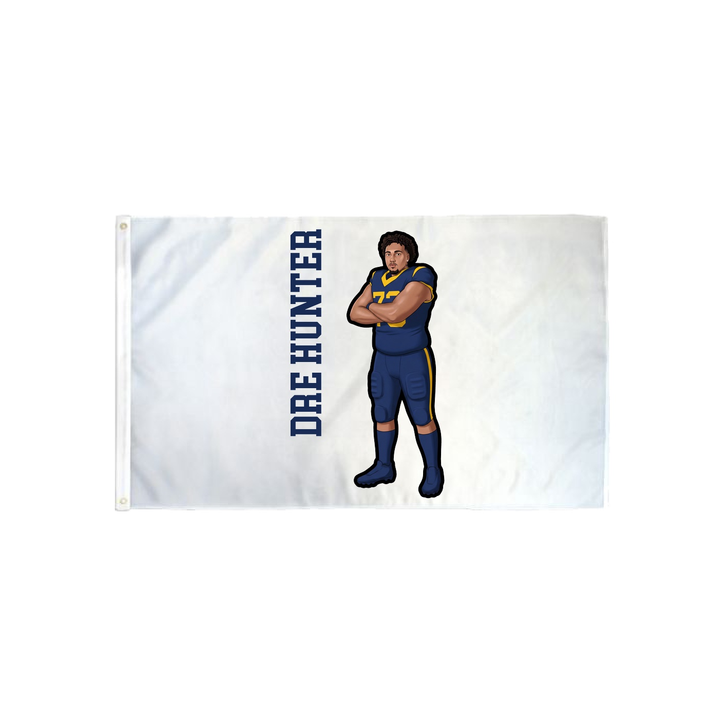 3x5 Flag — Name Vertical in Classic