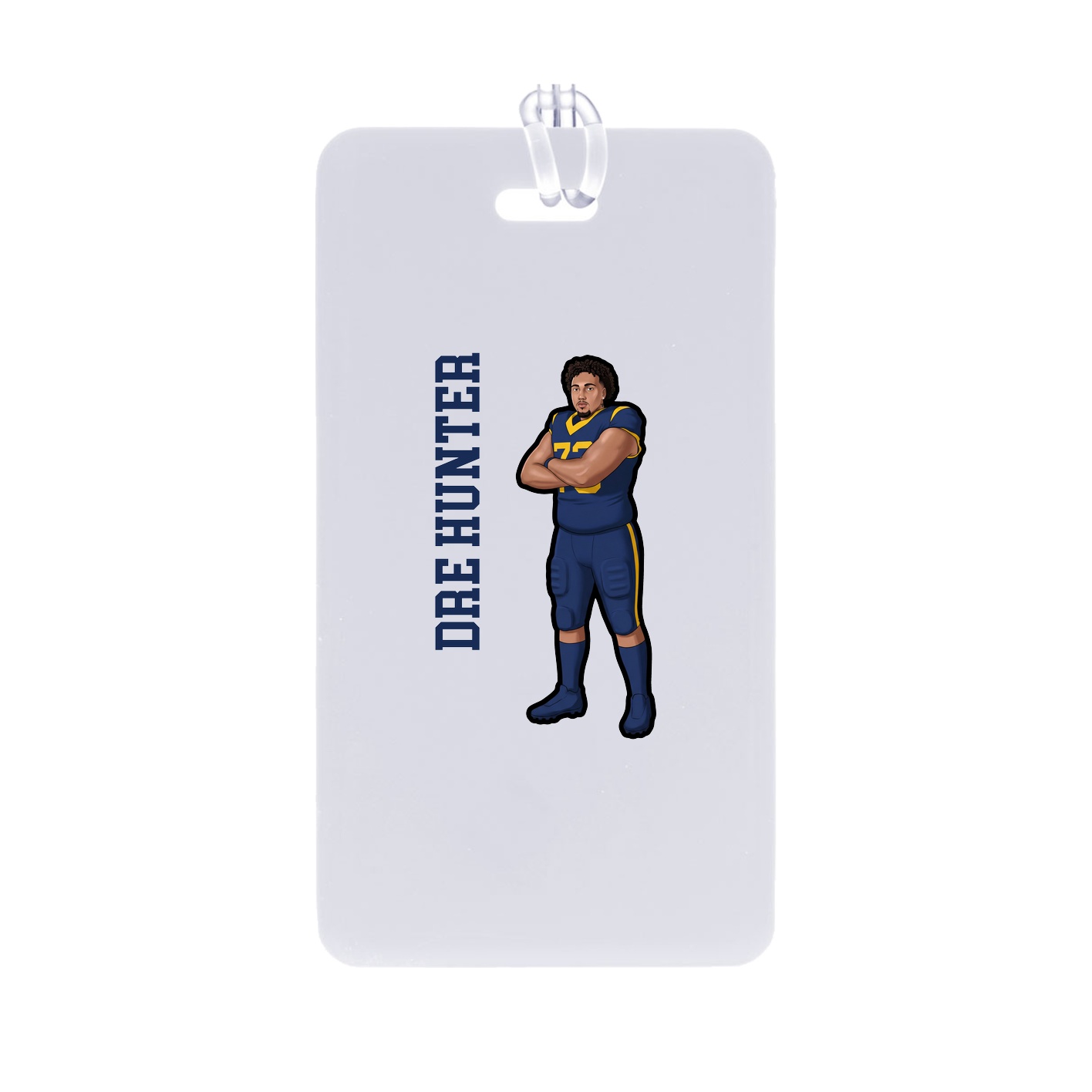 Bag Tag — Name Vertical in Classic