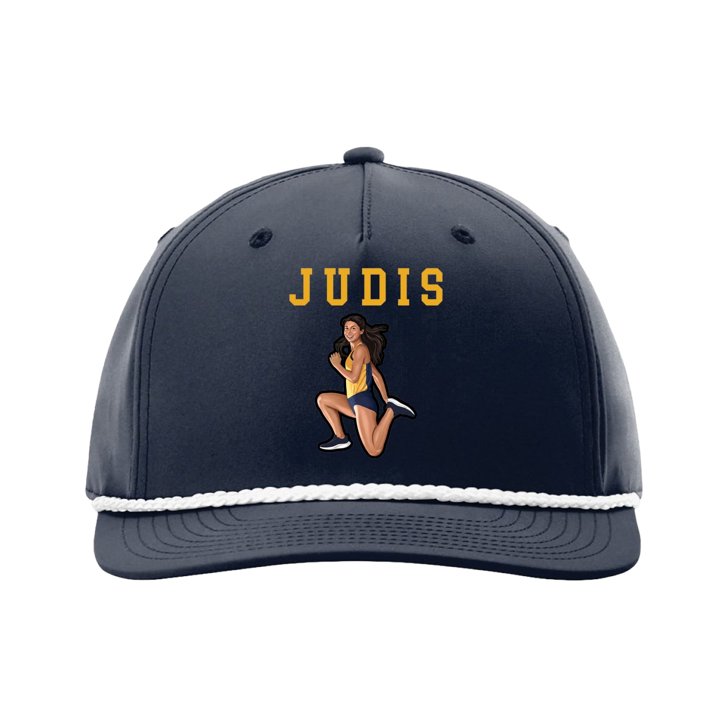 Five-Panel Classic Rope Cap — Shirsey in Navy