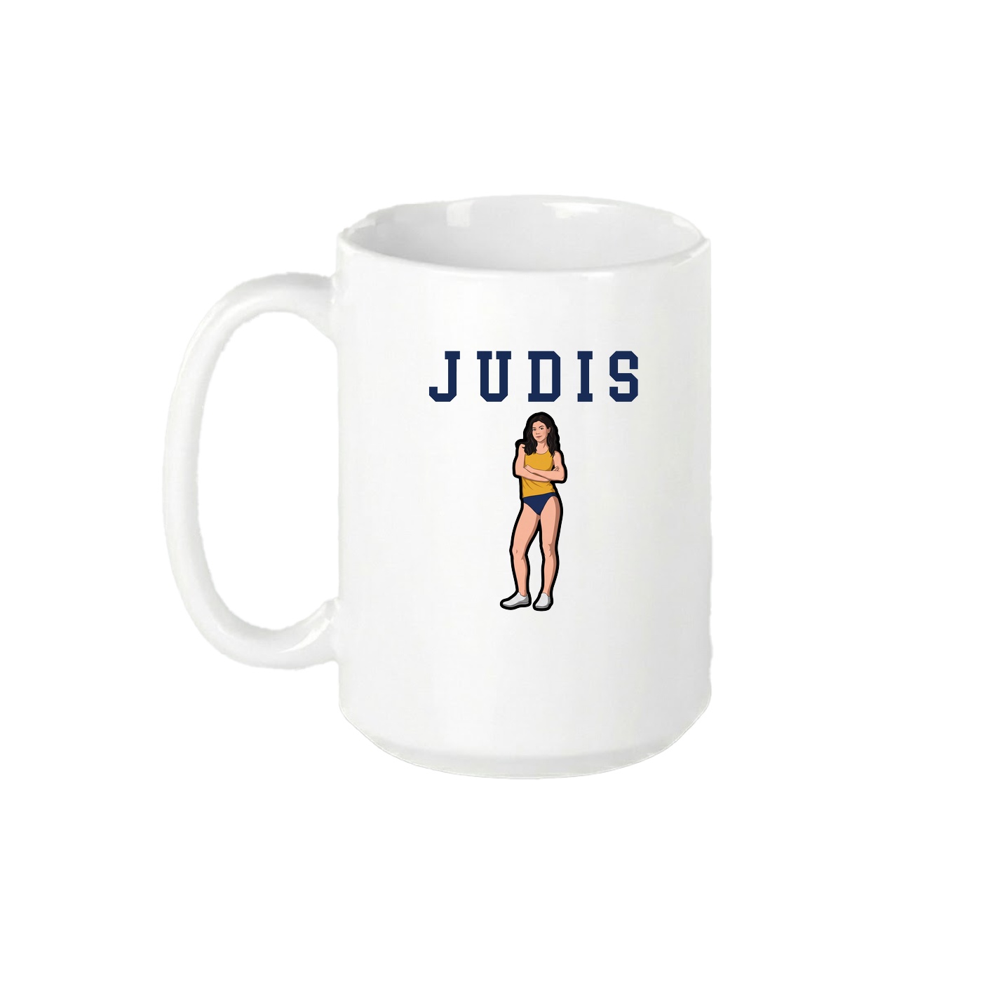 15oz Coffee Mug — Shirsey in White