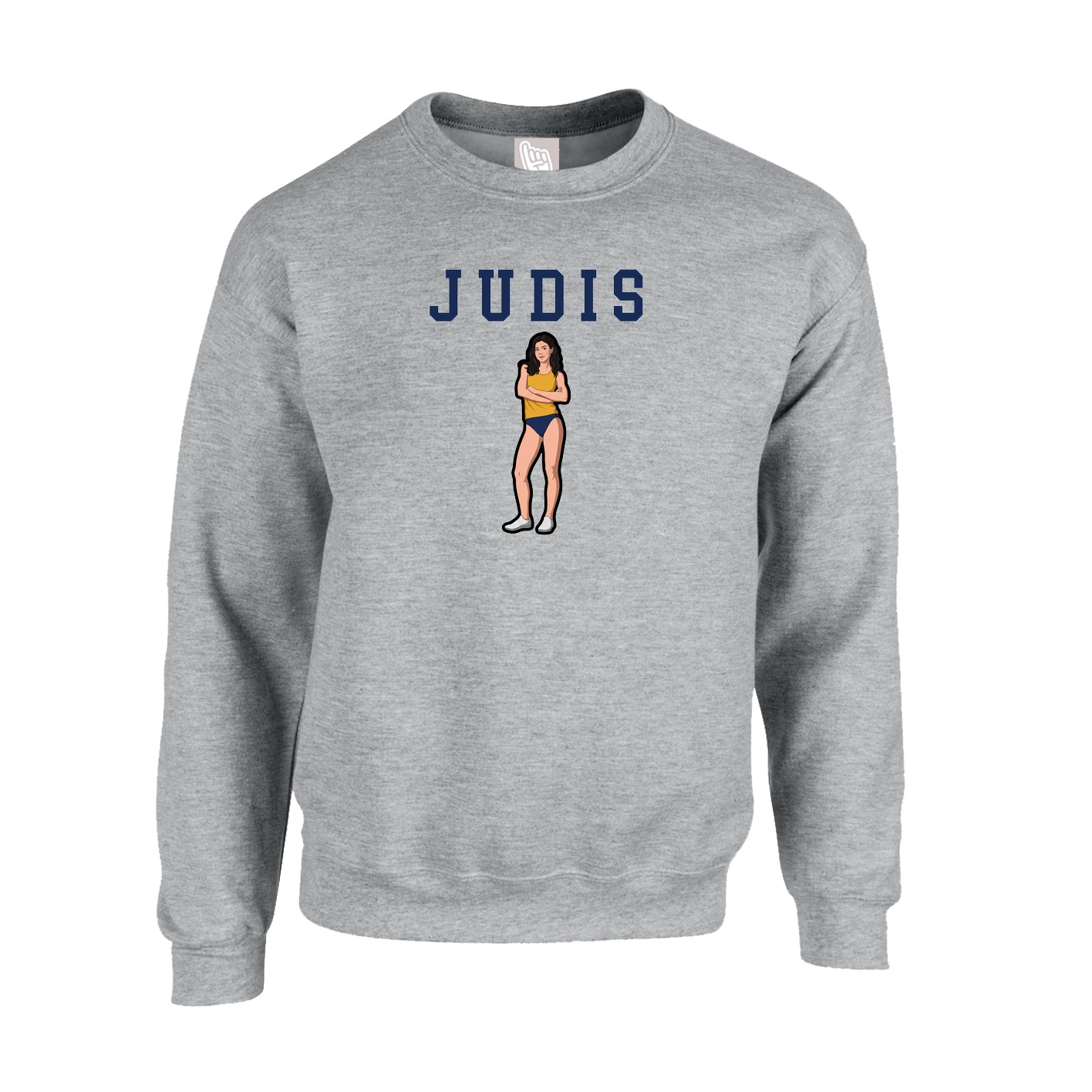 Fleece Crew — Shirsey in Grey