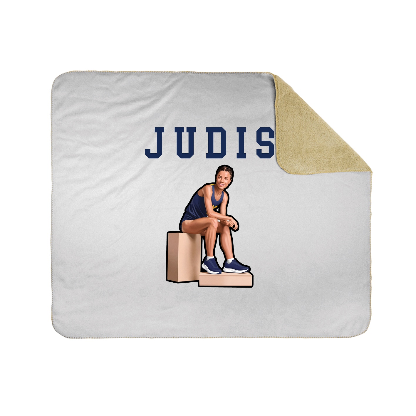 Throw Blanket — Shirsey in White