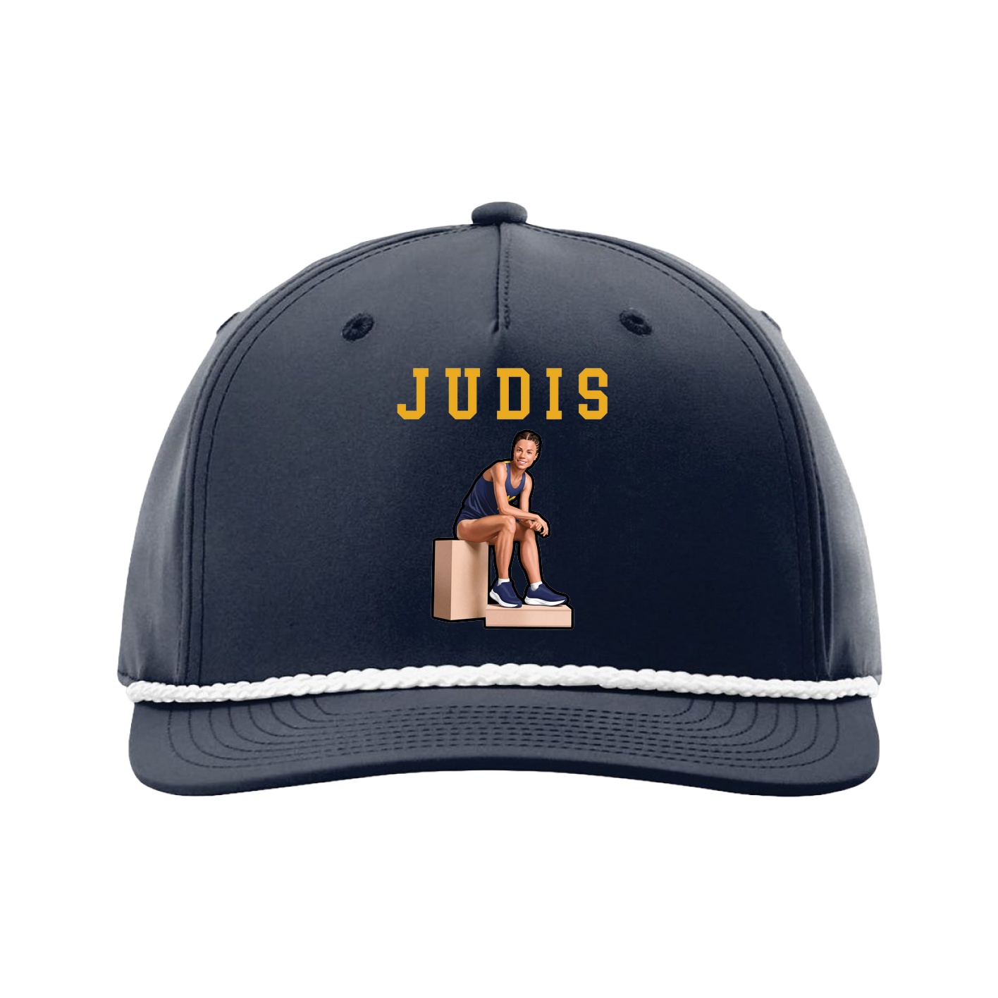 Five-Panel Classic Rope Cap — Shirsey in Navy