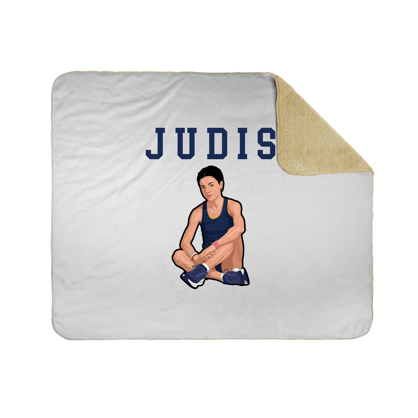 Throw Blanket — Shirsey in White