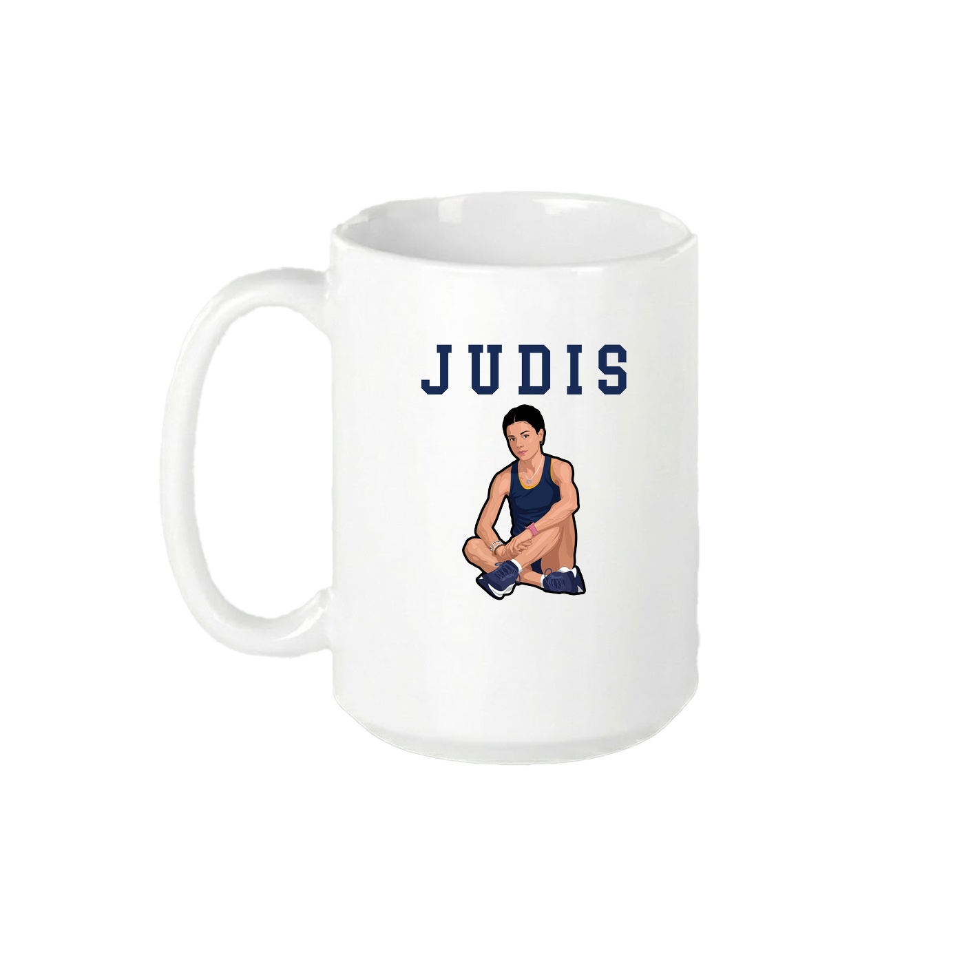 15oz Coffee Mug — Shirsey in White