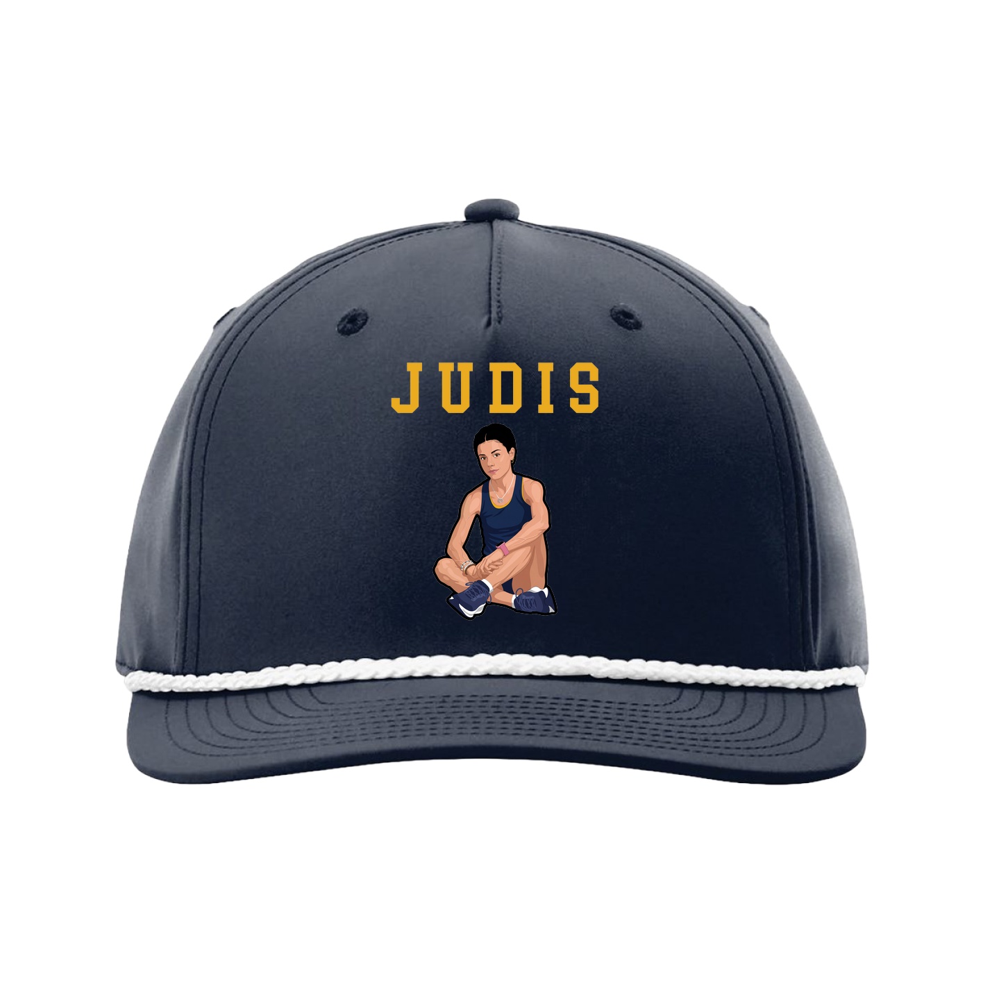 Five-Panel Classic Rope Cap — Shirsey in Navy