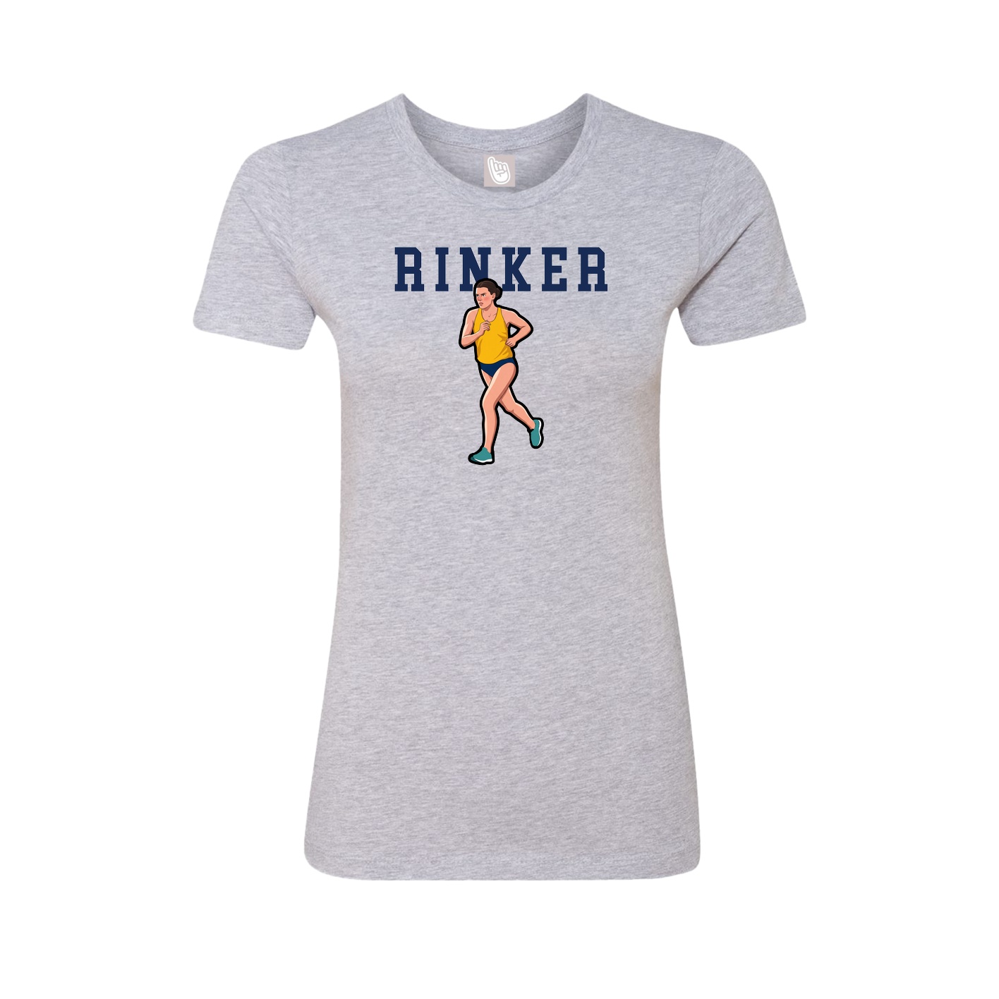 Fitted Women's Tee — Shirsey in Grey