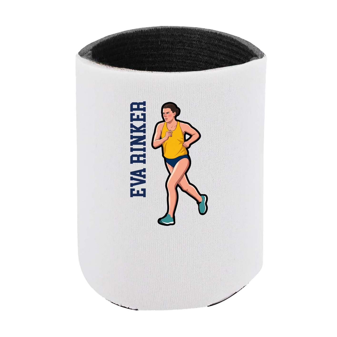 Can Holder — Name Vertical in White