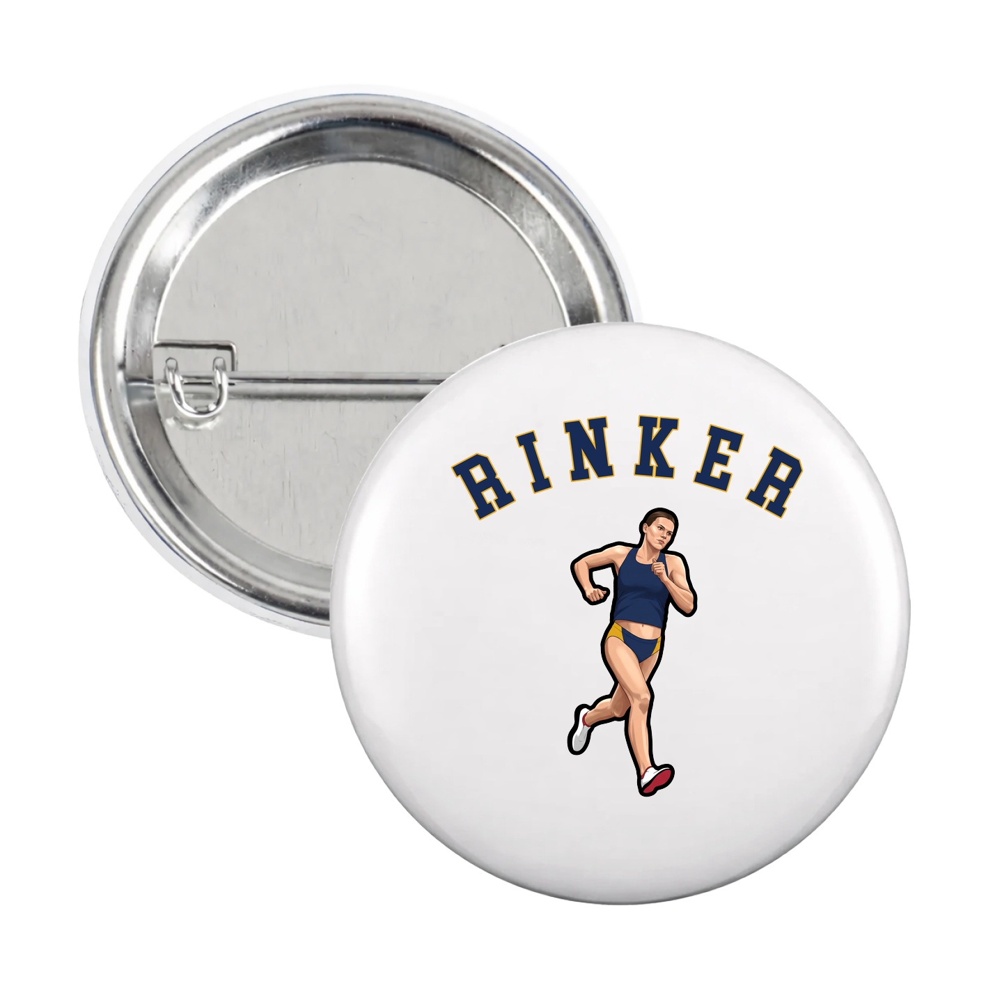 Game Day Button — Shirsey Arch in White