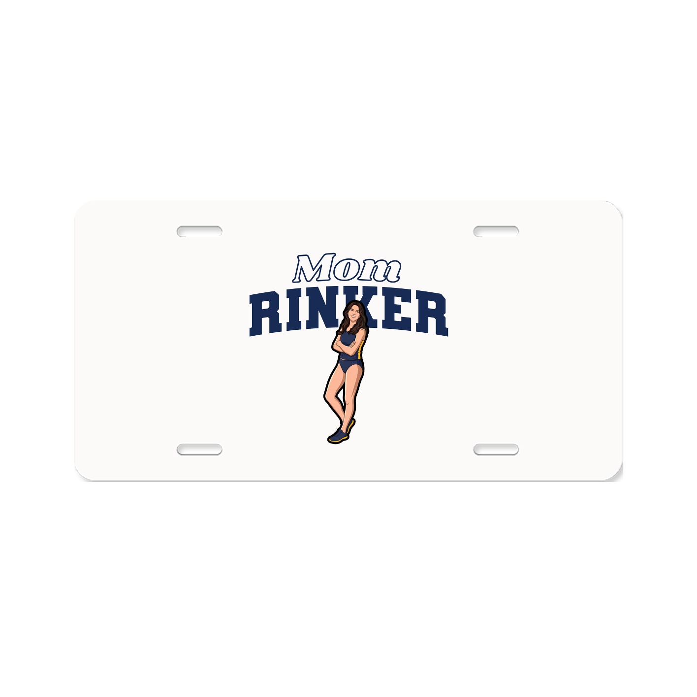 License Plate — Mothers Day Block in Classic
