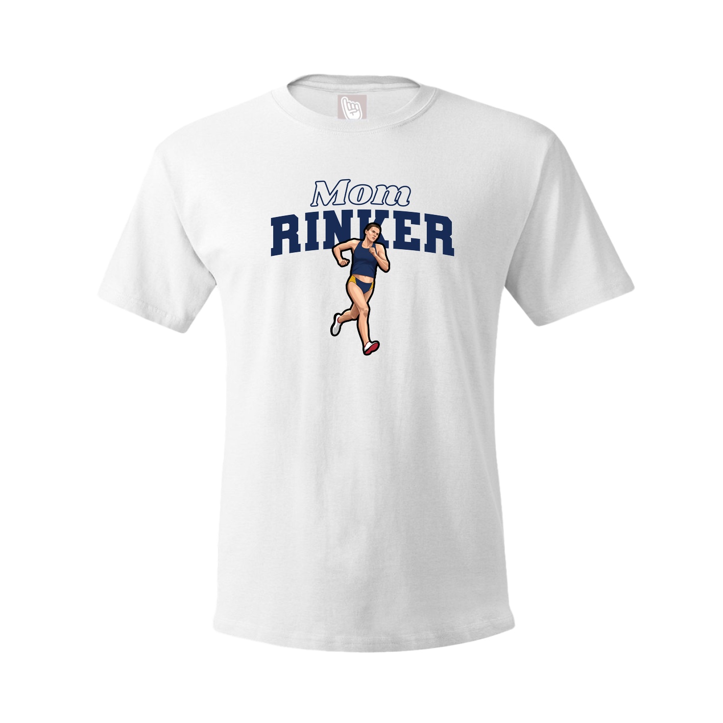 Youth Tee — Mothers Day Block in White