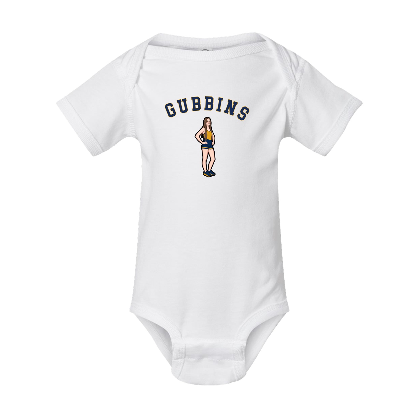 Baby Onesie — Shirsey Arch in White