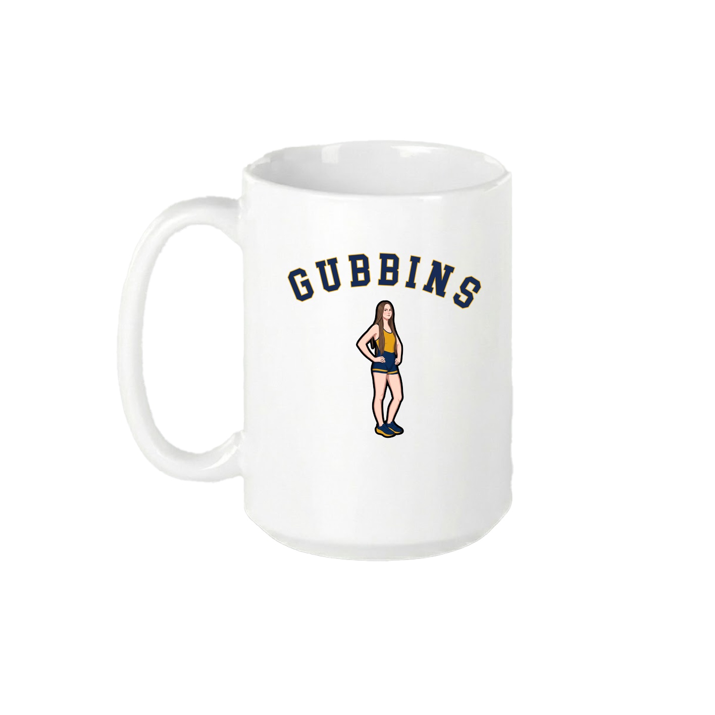 15oz Coffee Mug — Shirsey Arch in White