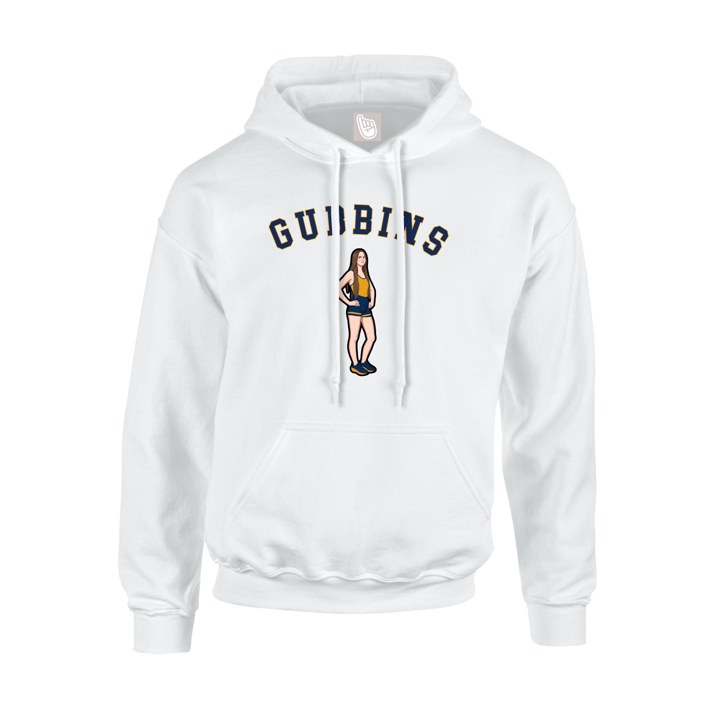 Hoodie — Shirsey Arch in White