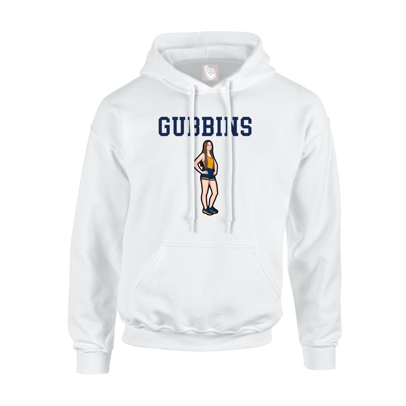 Hoodie — Shirsey in White