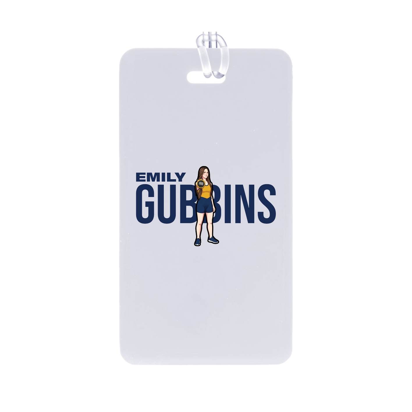 Bag Tag — Player Name in Classic
