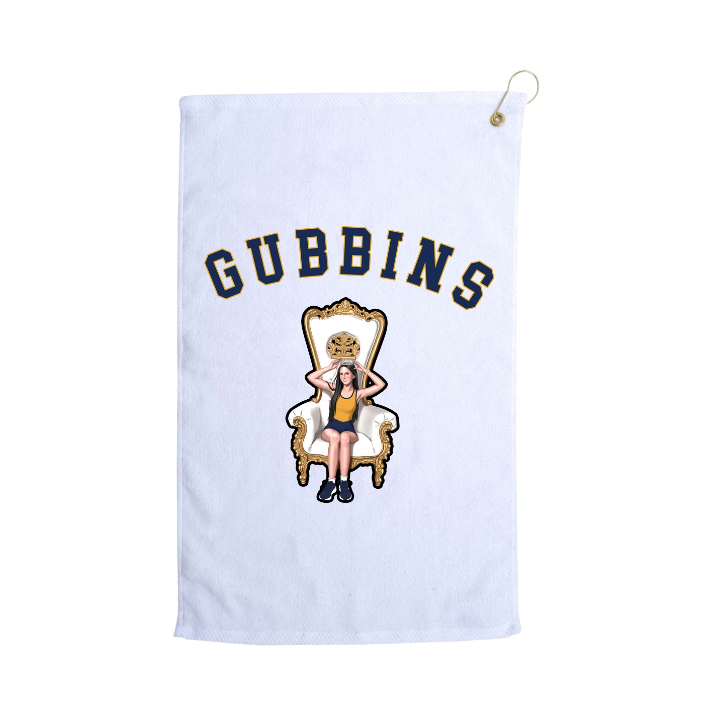 Golf Towel — Shirsey Arch in White