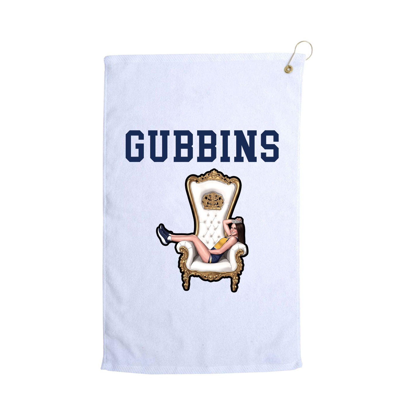 Golf Towel — Shirsey in White