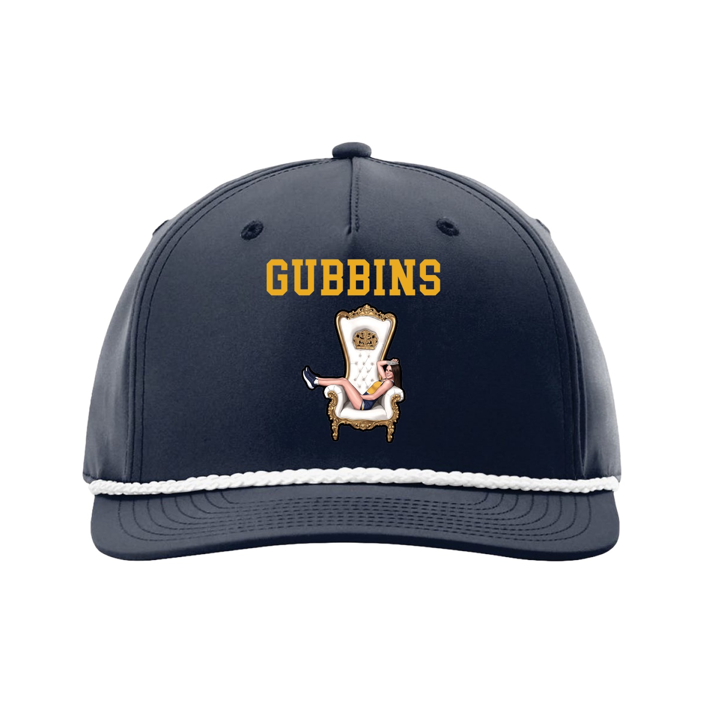 Five-Panel Classic Rope Cap — Shirsey in Navy