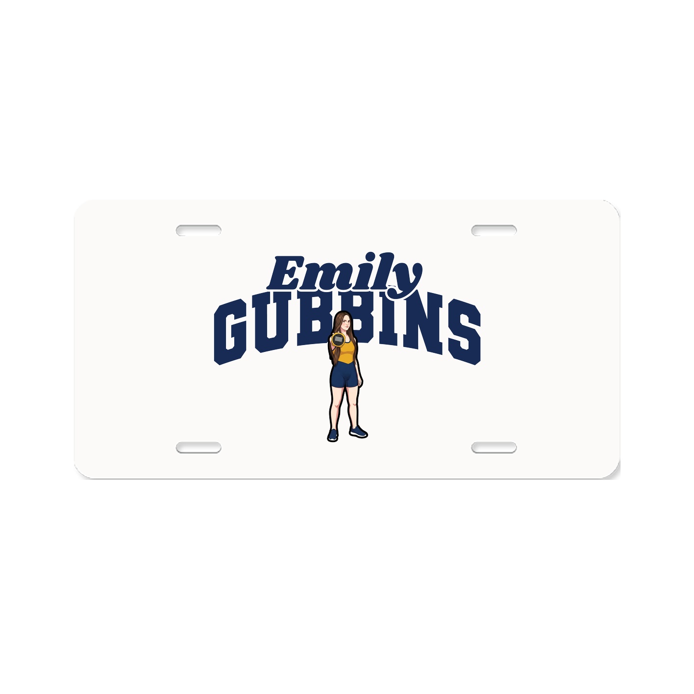 License Plate — Signature Arch in Classic