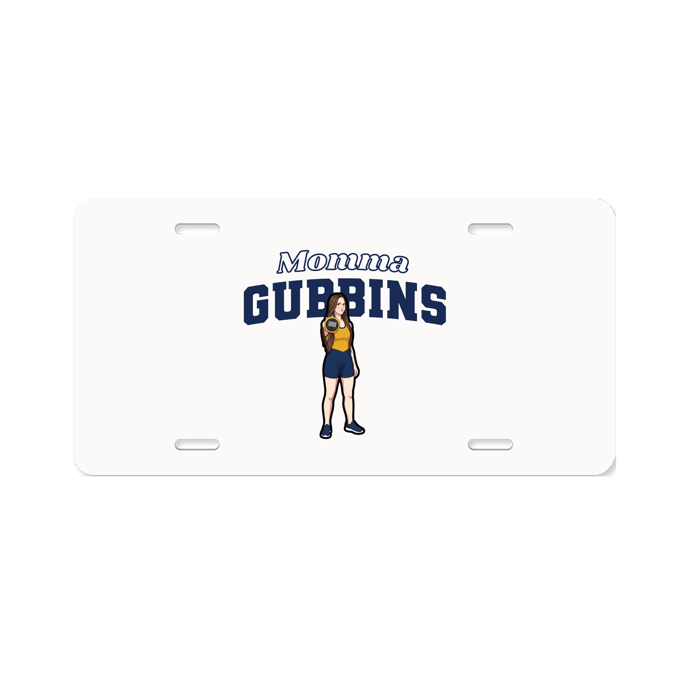 License Plate — Mothers Day Block in Classic