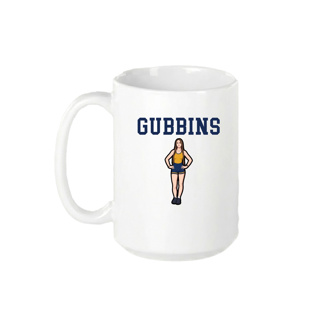 15oz Coffee Mug — Shirsey in White