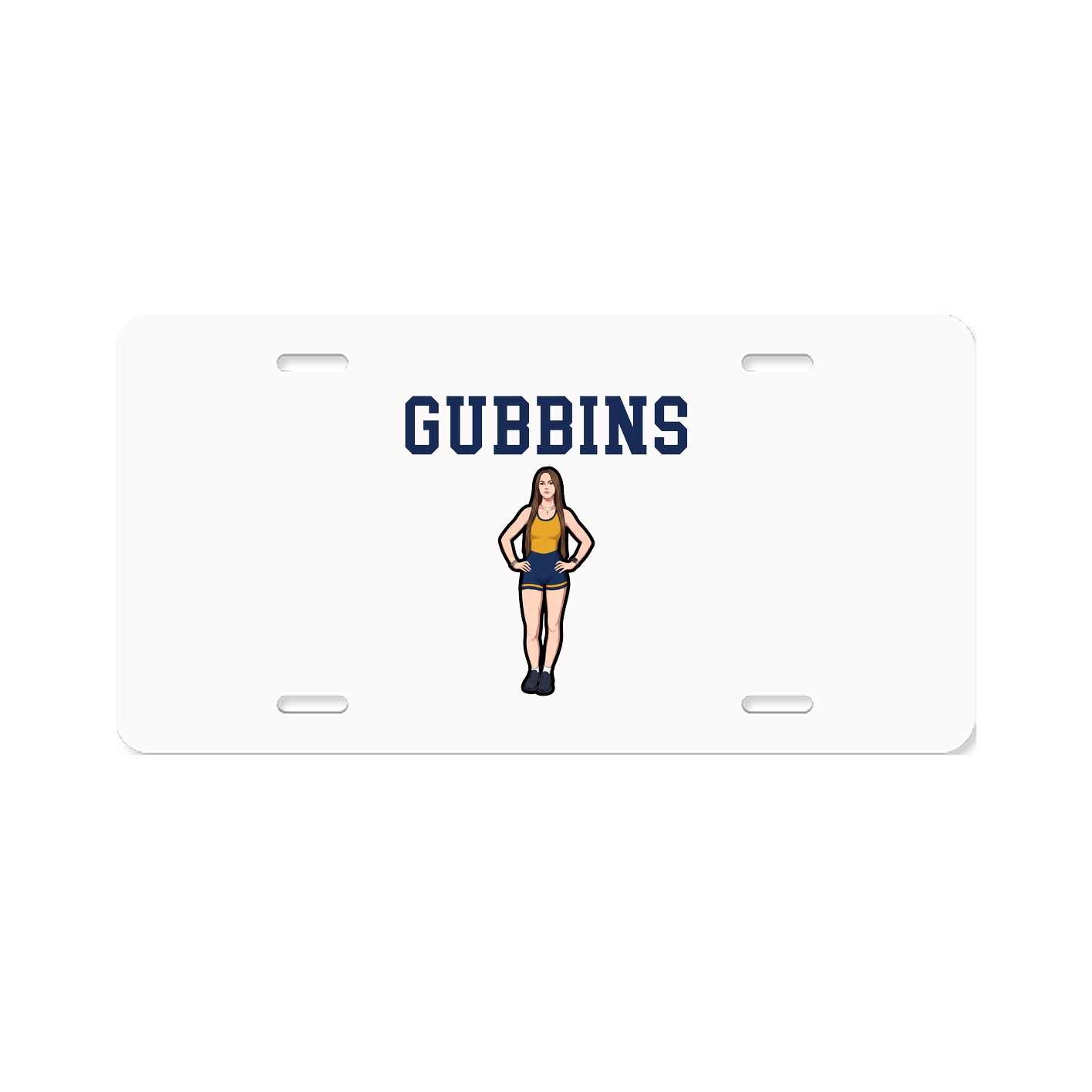 License Plate — Shirsey in Classic