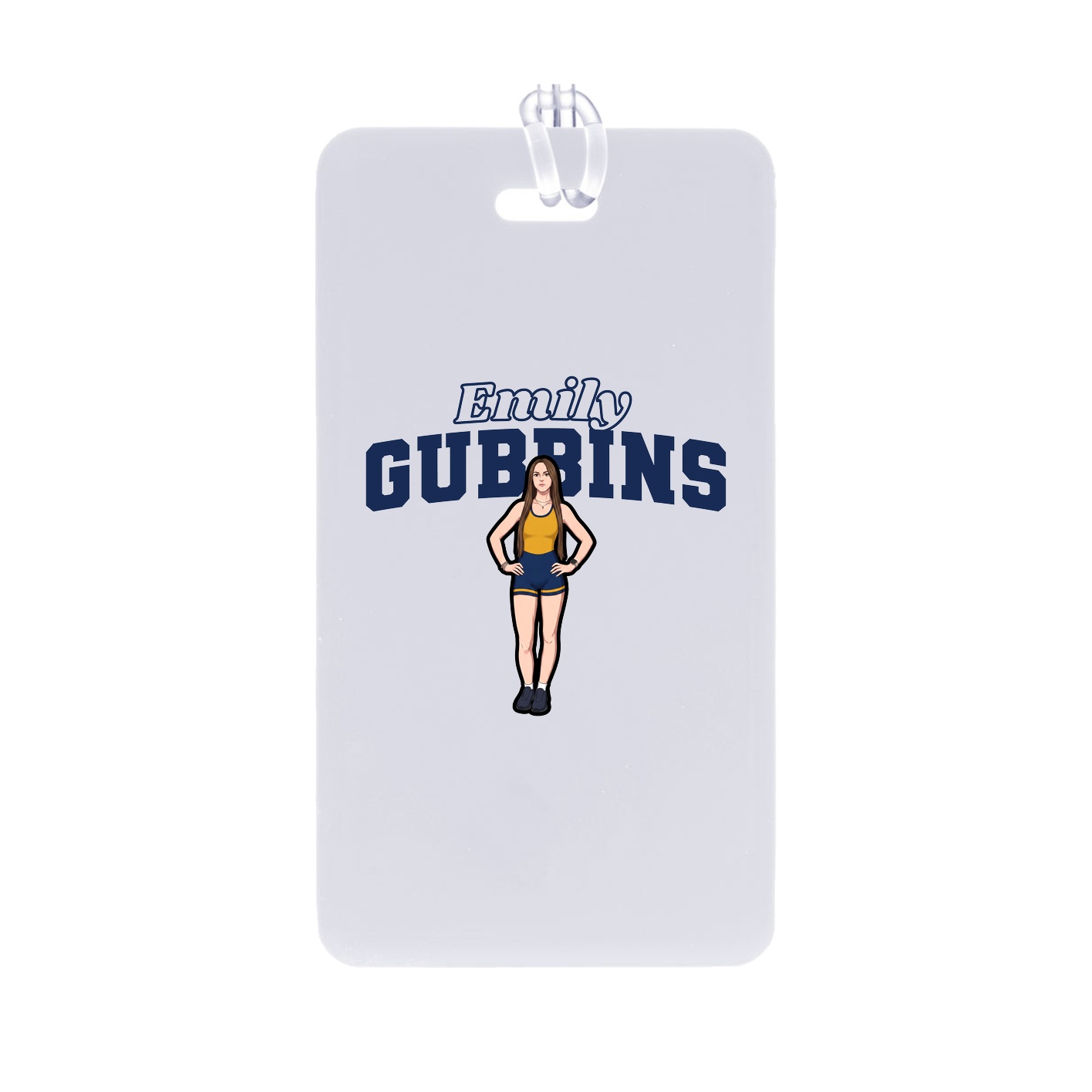 Bag Tag — Name Arch in Classic
