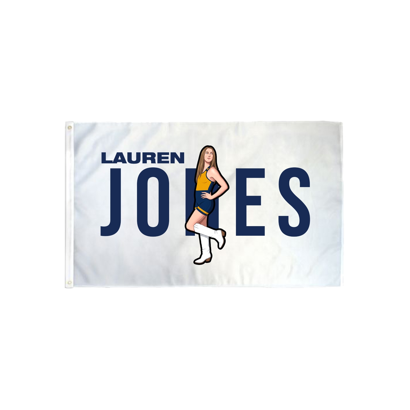 3x5 Flag — Player Name in Classic