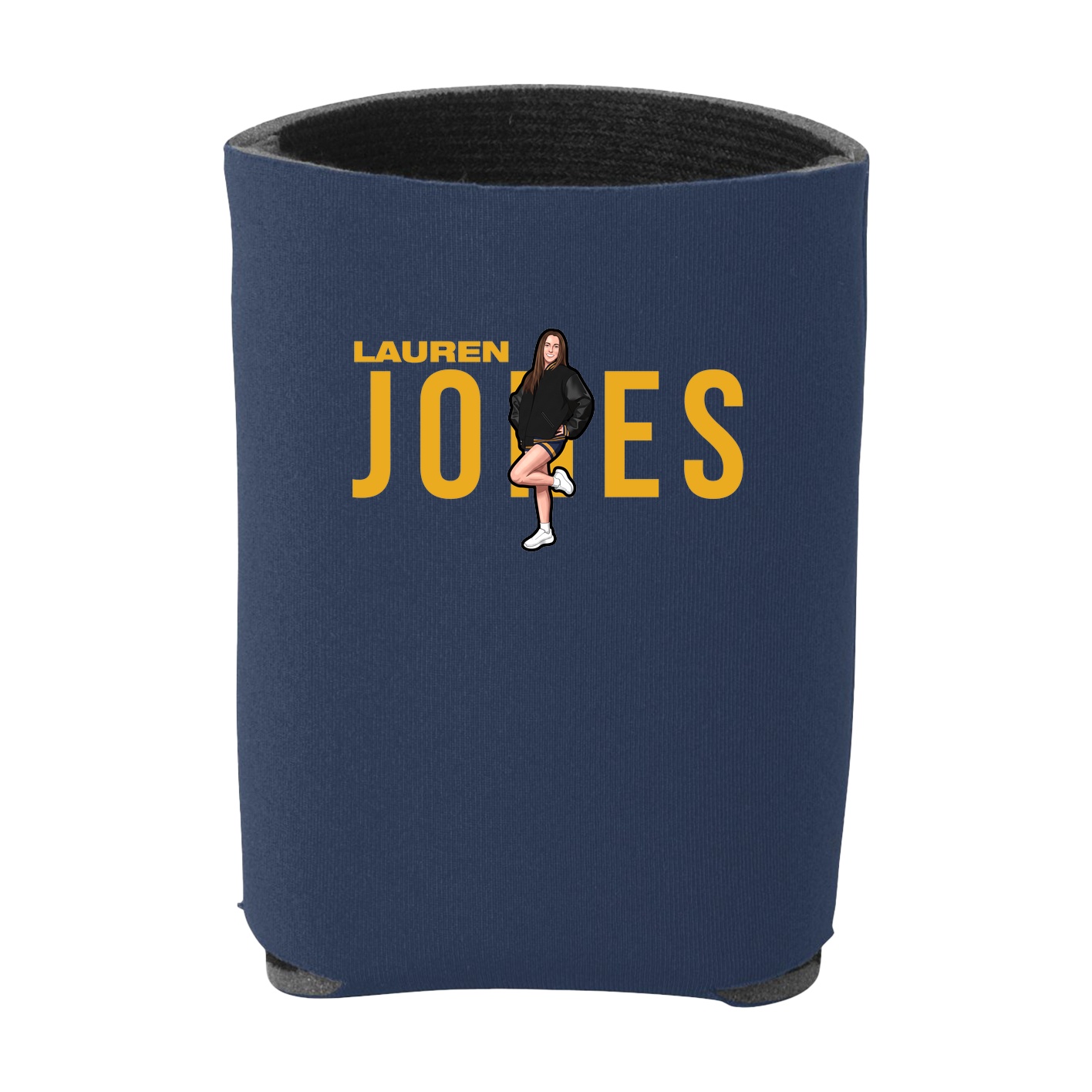 Can Holder — Player Name in Navy