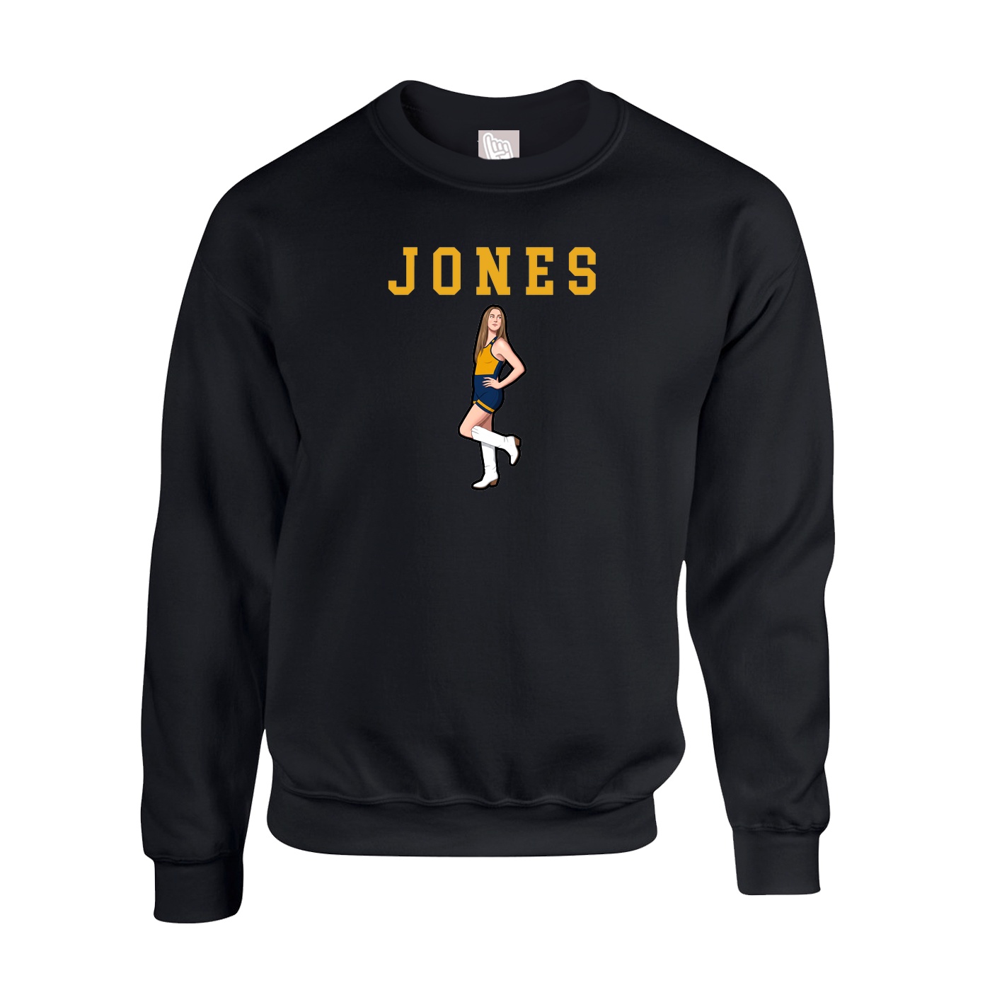 Fleece Crew — Shirsey in Black