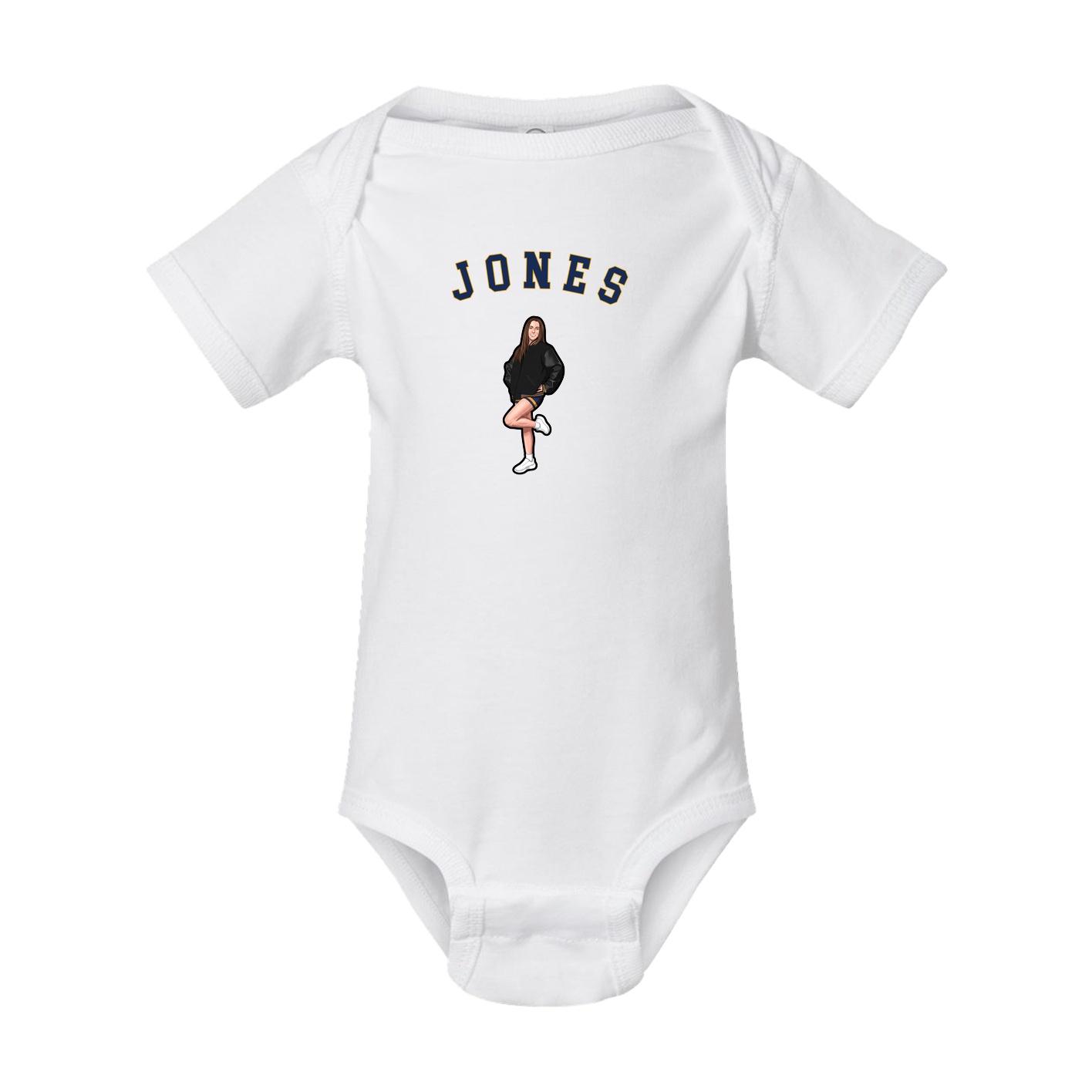 Baby Onesie — Shirsey Arch in White