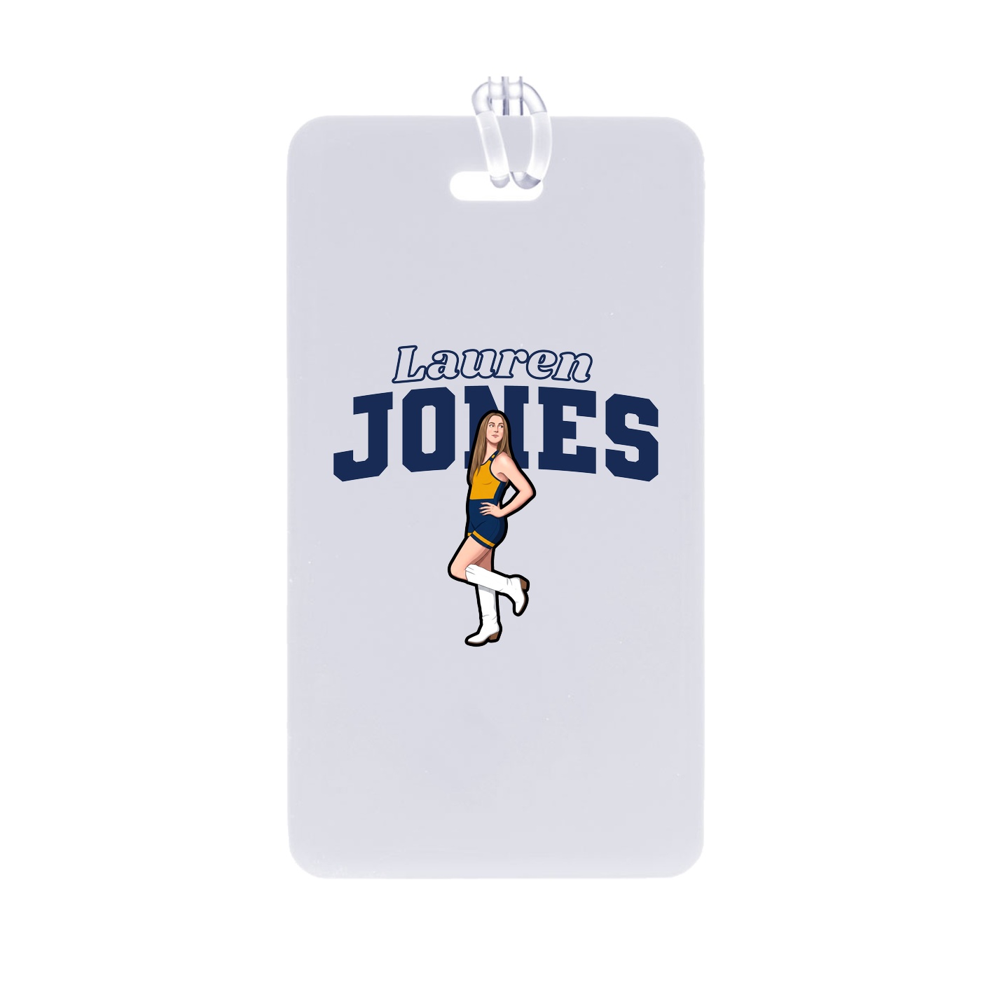 Bag Tag — Name Arch in Classic