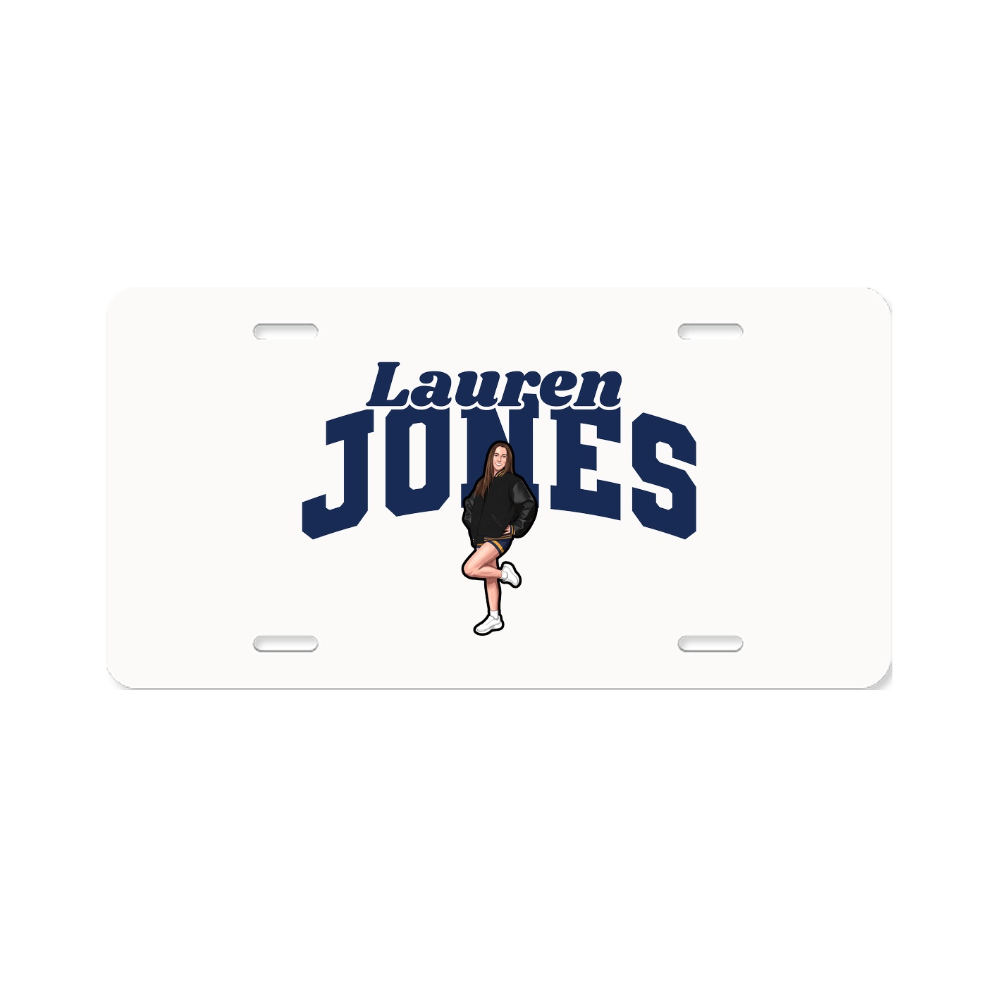 License Plate — Signature Arch in Classic