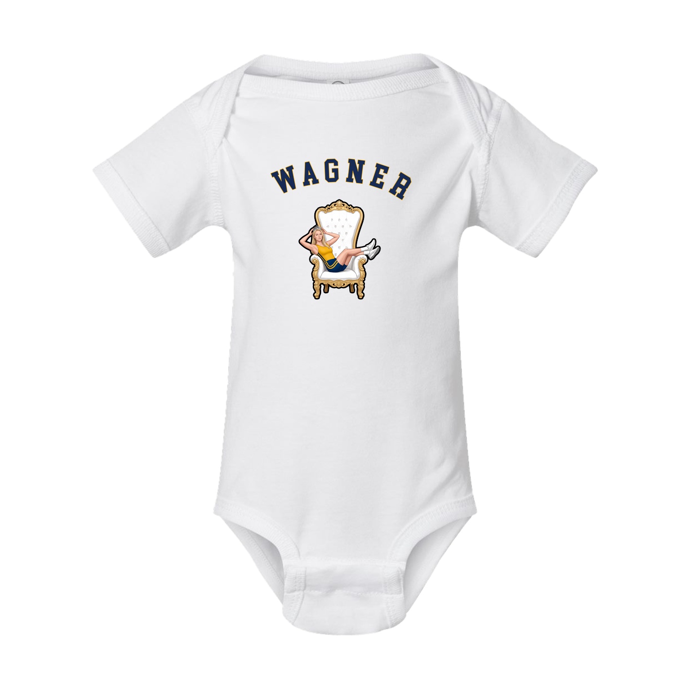 Baby Onesie — Shirsey Arch in White