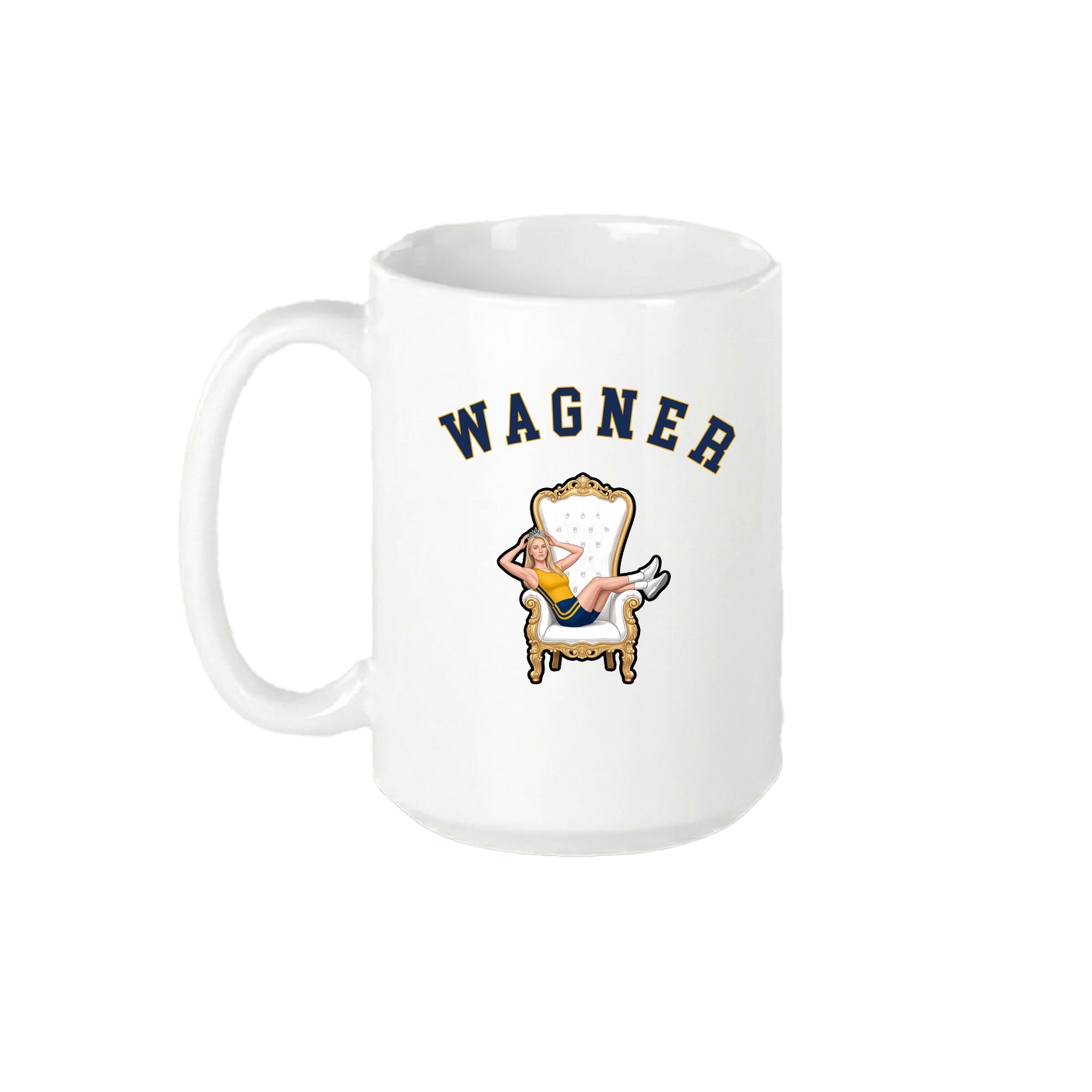 15oz Coffee Mug — Shirsey Arch in White