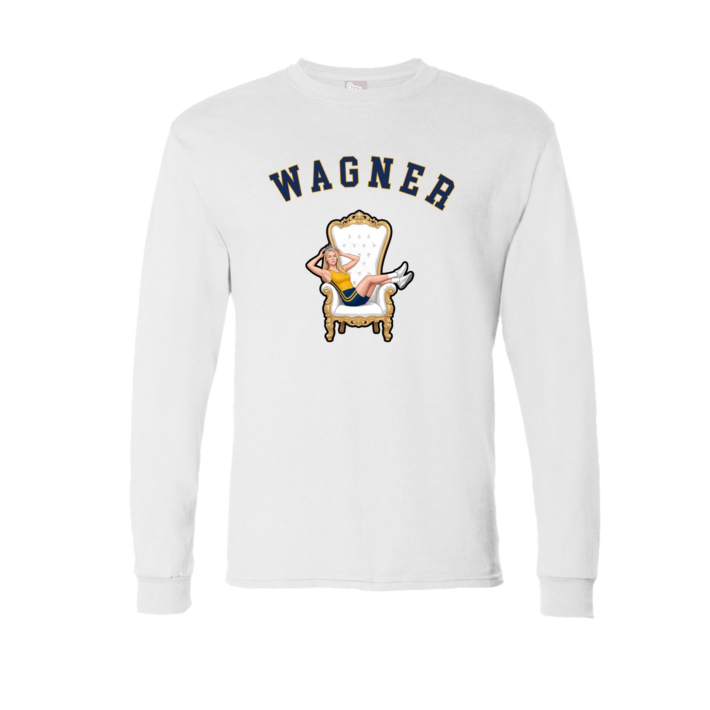 Long Sleeve Tee — Shirsey Arch in White
