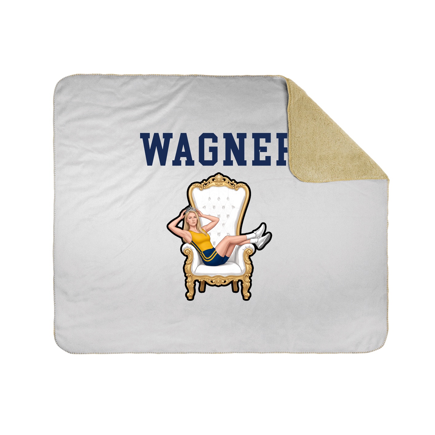 Throw Blanket — Shirsey in White