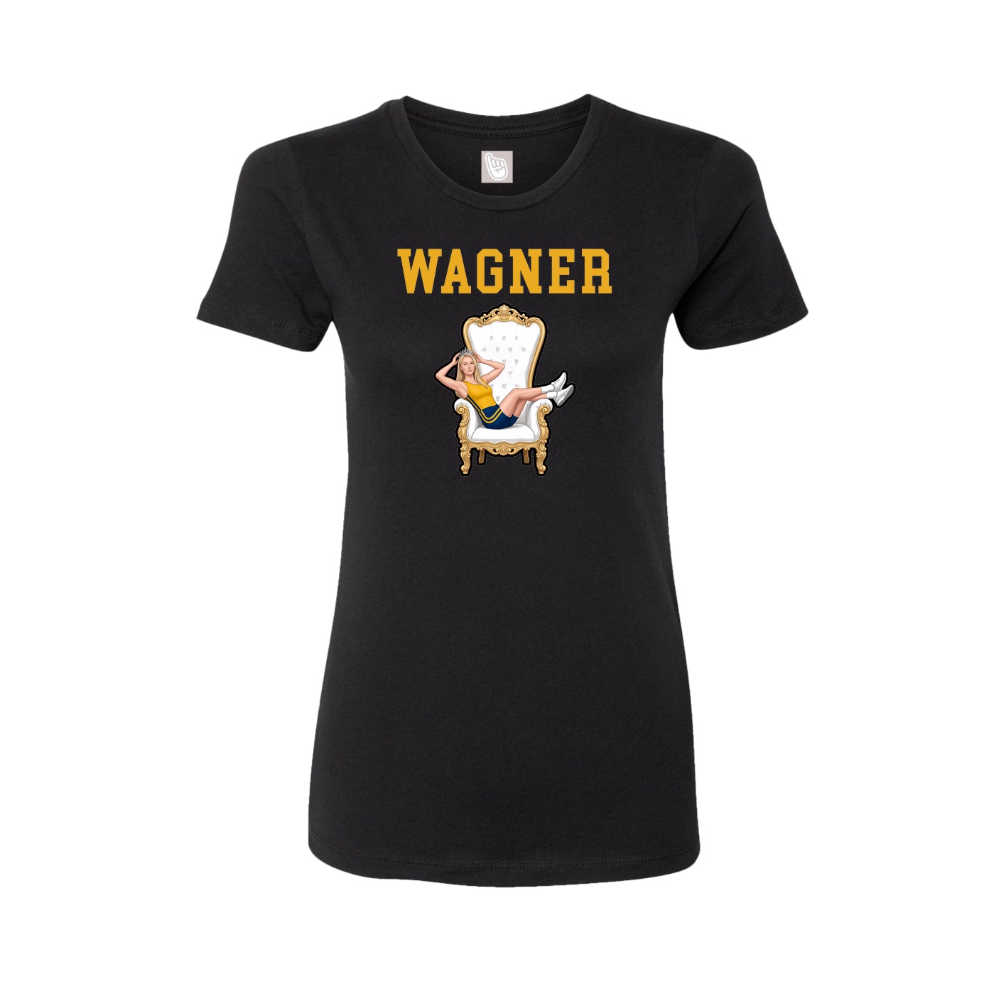 Fitted Women's Tee — Shirsey in Black