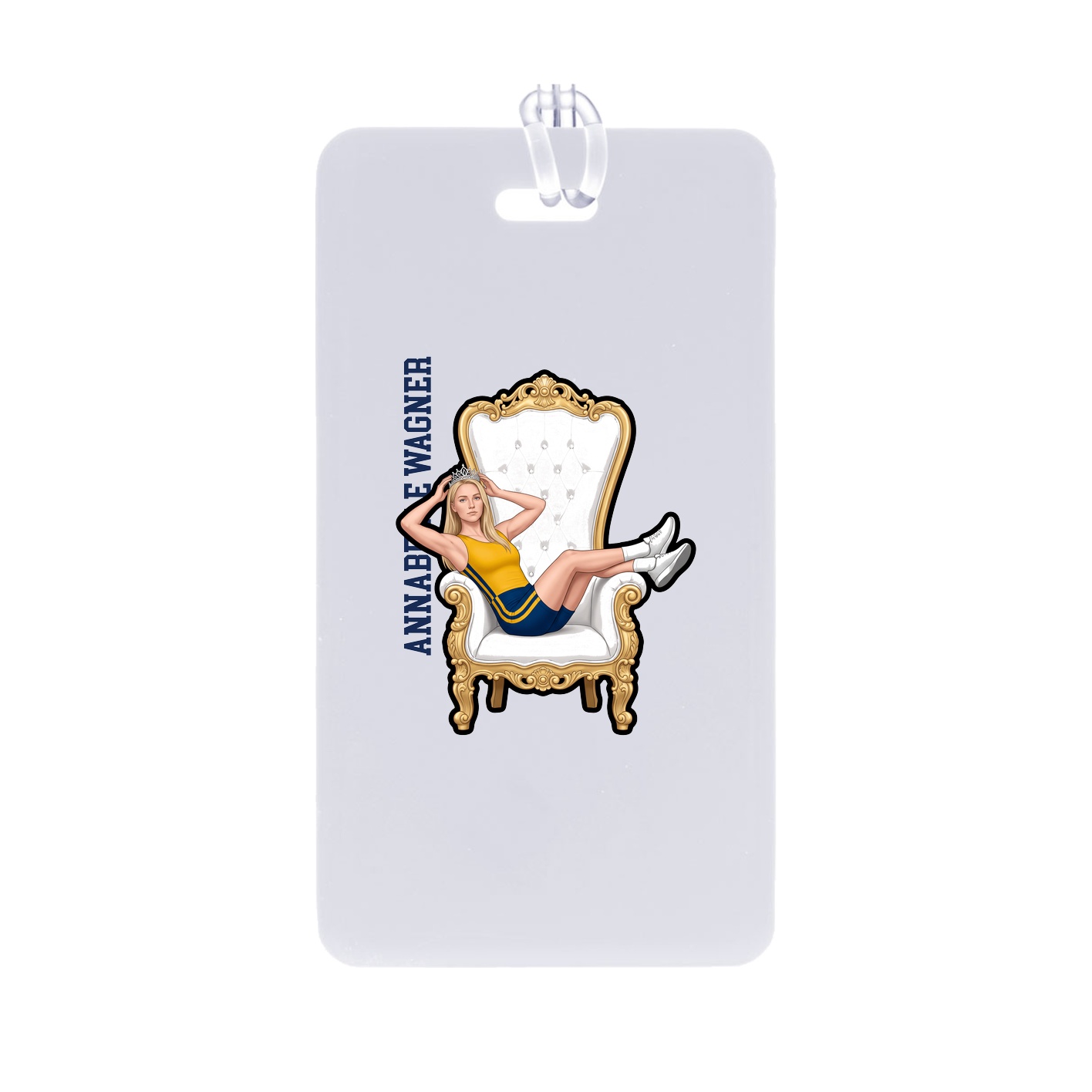Bag Tag — Name Vertical in Classic