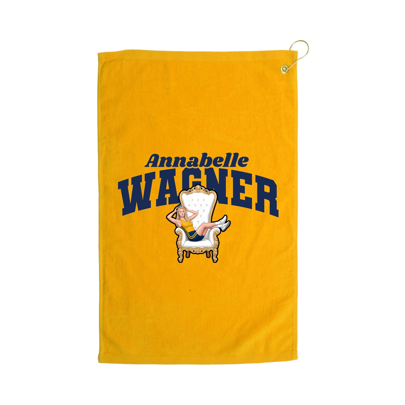 Golf Towel — Signature Arch in Gold