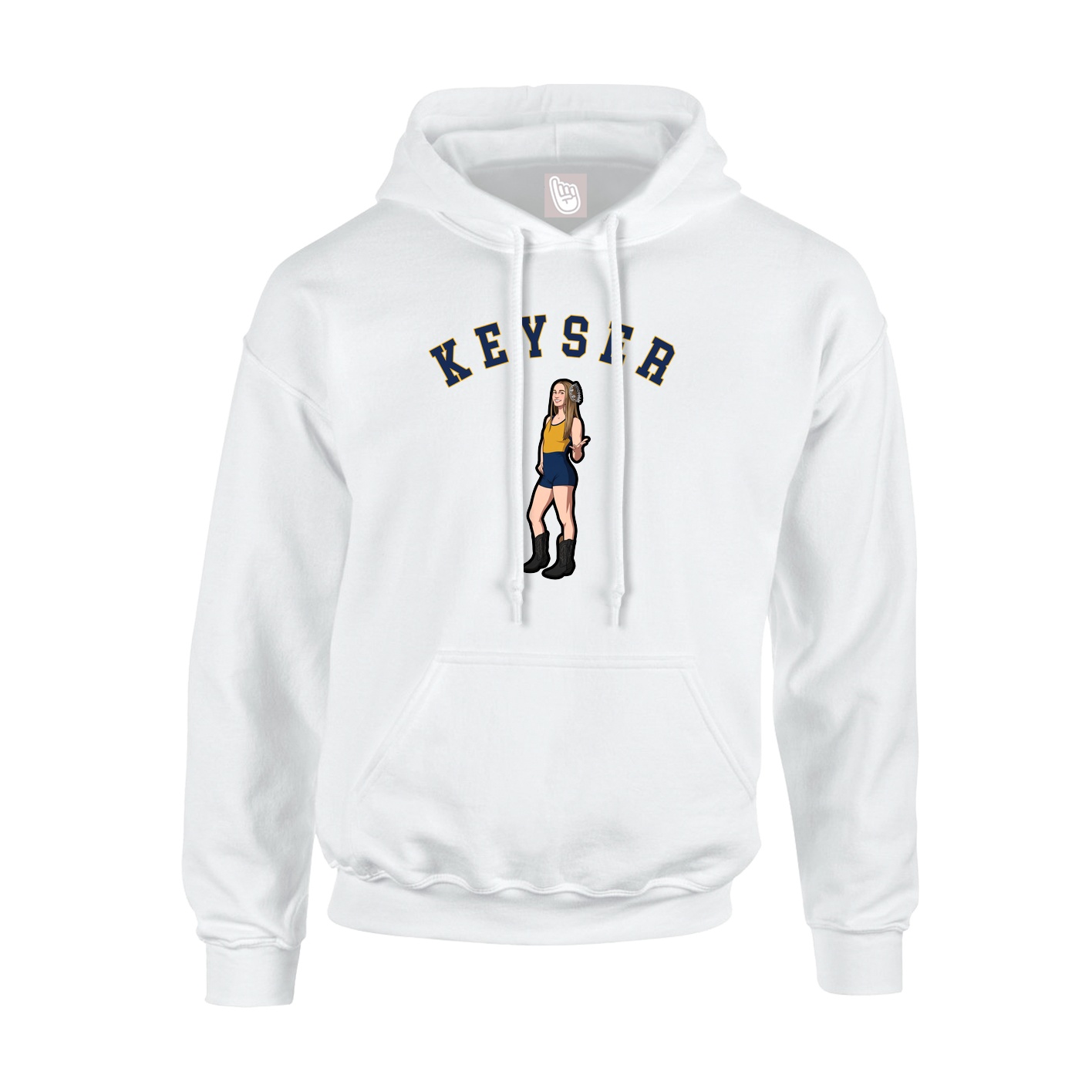 Hoodie — Shirsey Arch in White