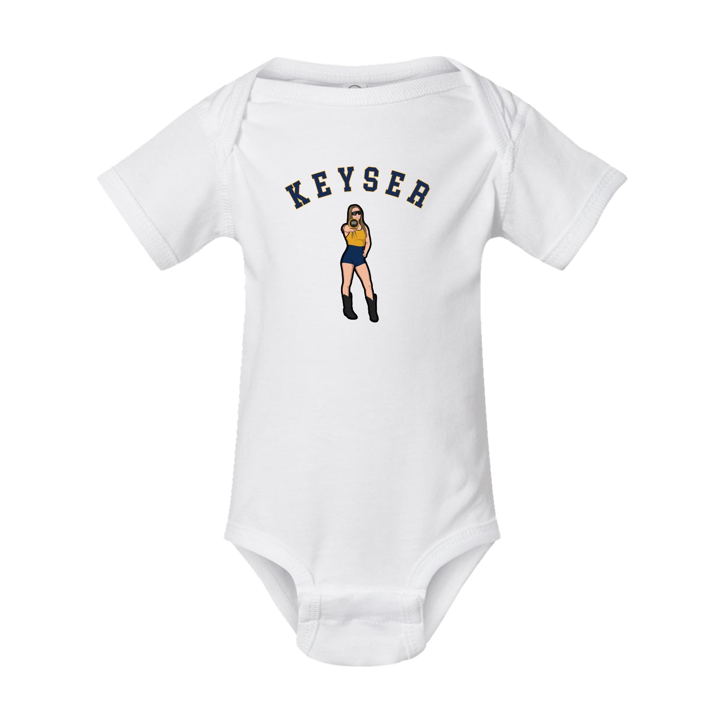 Baby Onesie — Shirsey Arch in White
