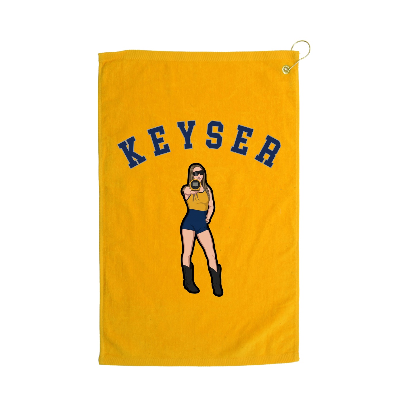 Golf Towel — Shirsey Arch in Gold