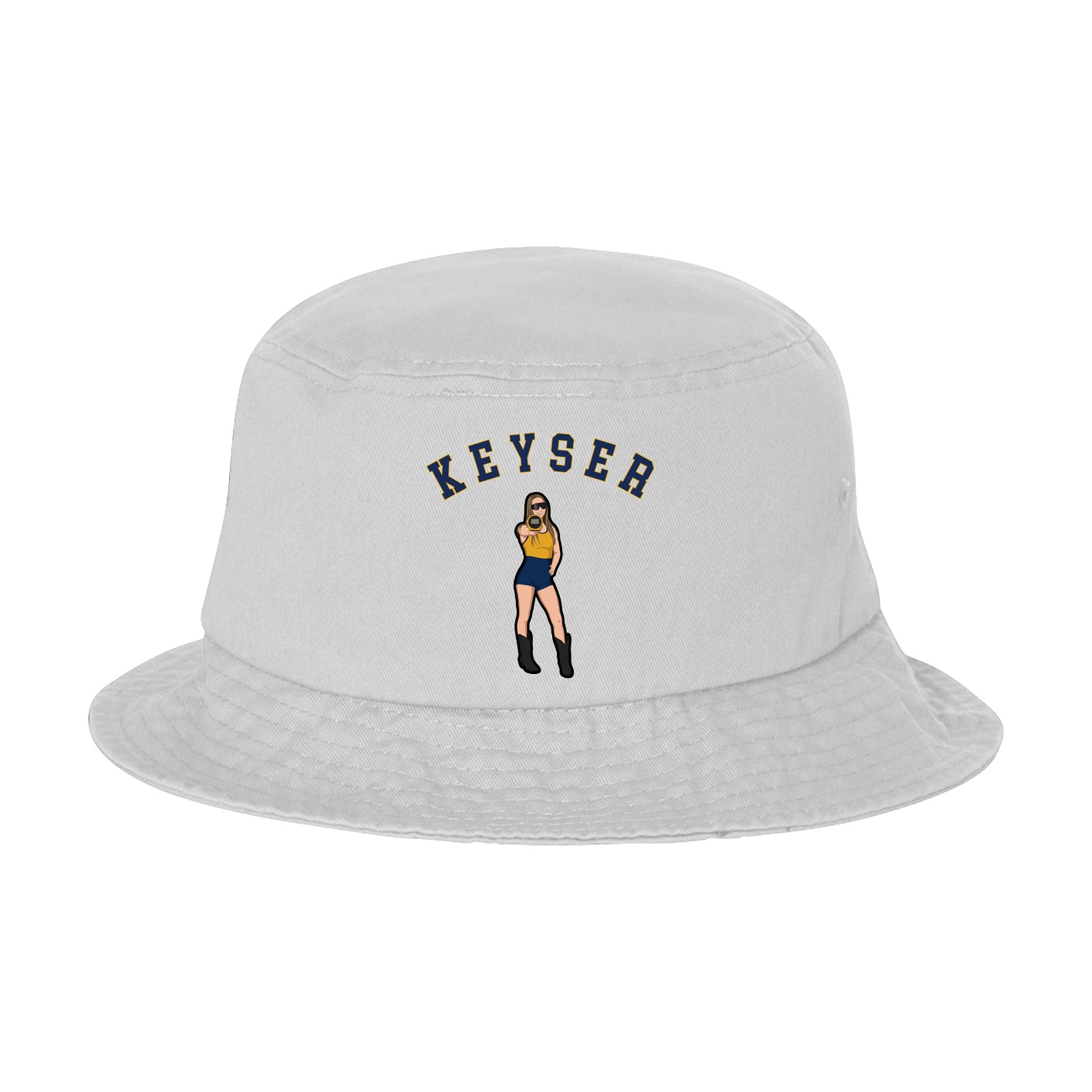 Bucket Cap — Shirsey Arch in White