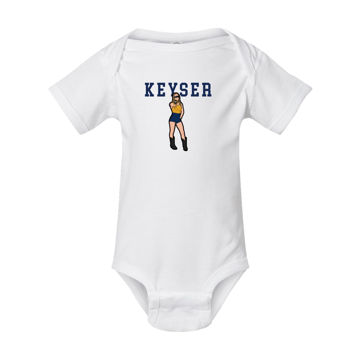 Baby Onesie — Shirsey in White
